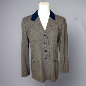 Pendleton Knockabouts Herringbone Women's Blazer 100% Virgin Wool